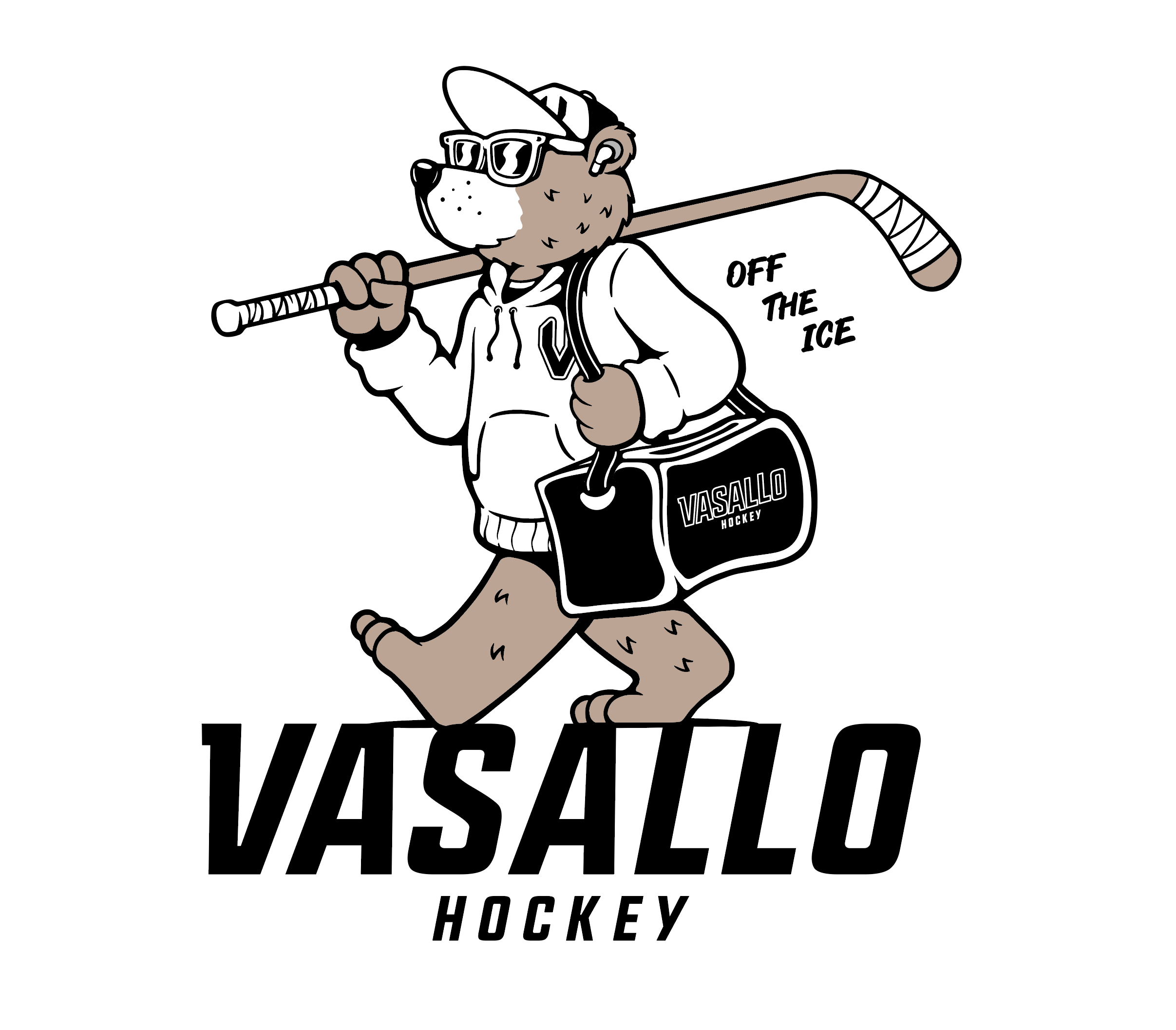 VASALLO HOCKEYのクマのバナー