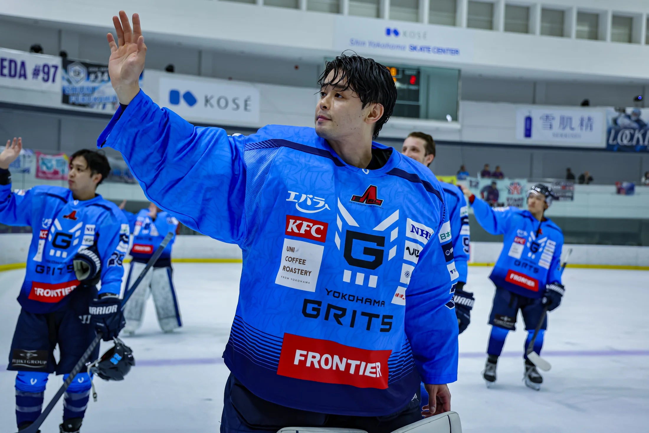 横浜GRITSのユニフォームのエンブレム