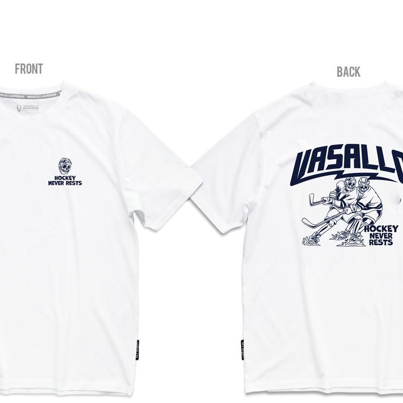 Hockey Never Rests Backprint GS tee