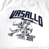 Hockey Never Rests Backprint GS tee